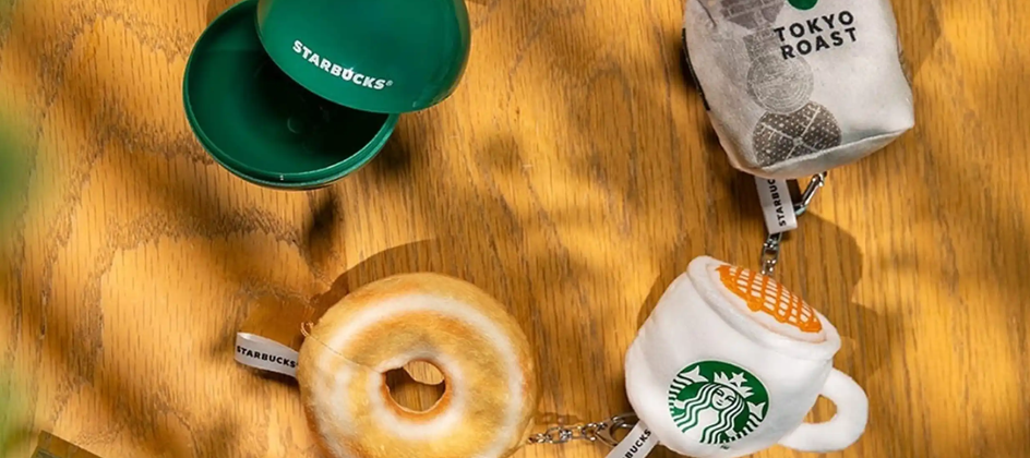 Starbucks turns its menu into collectible plush toys